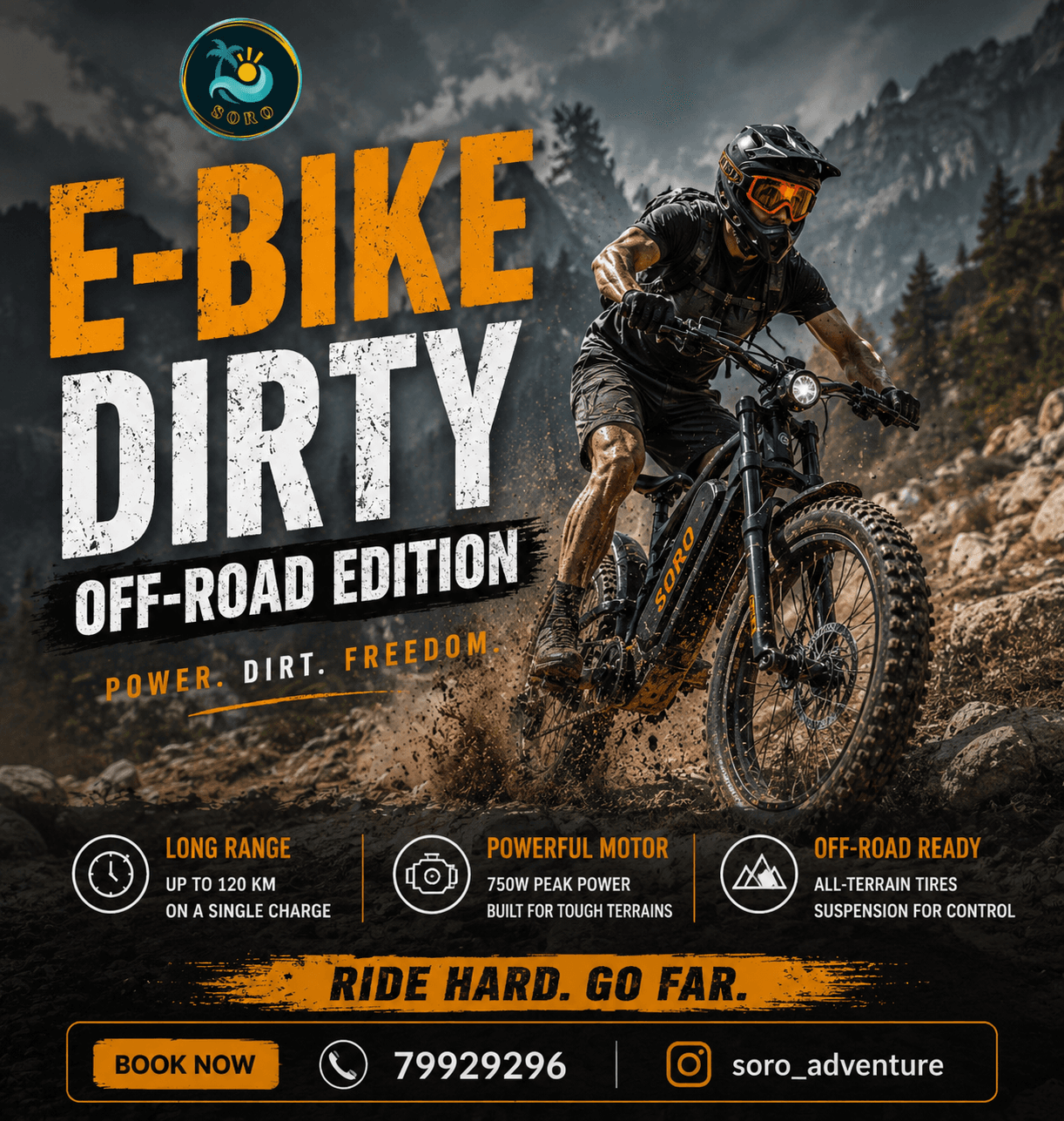 E-Bike Adventure Ride Dirt-Bike