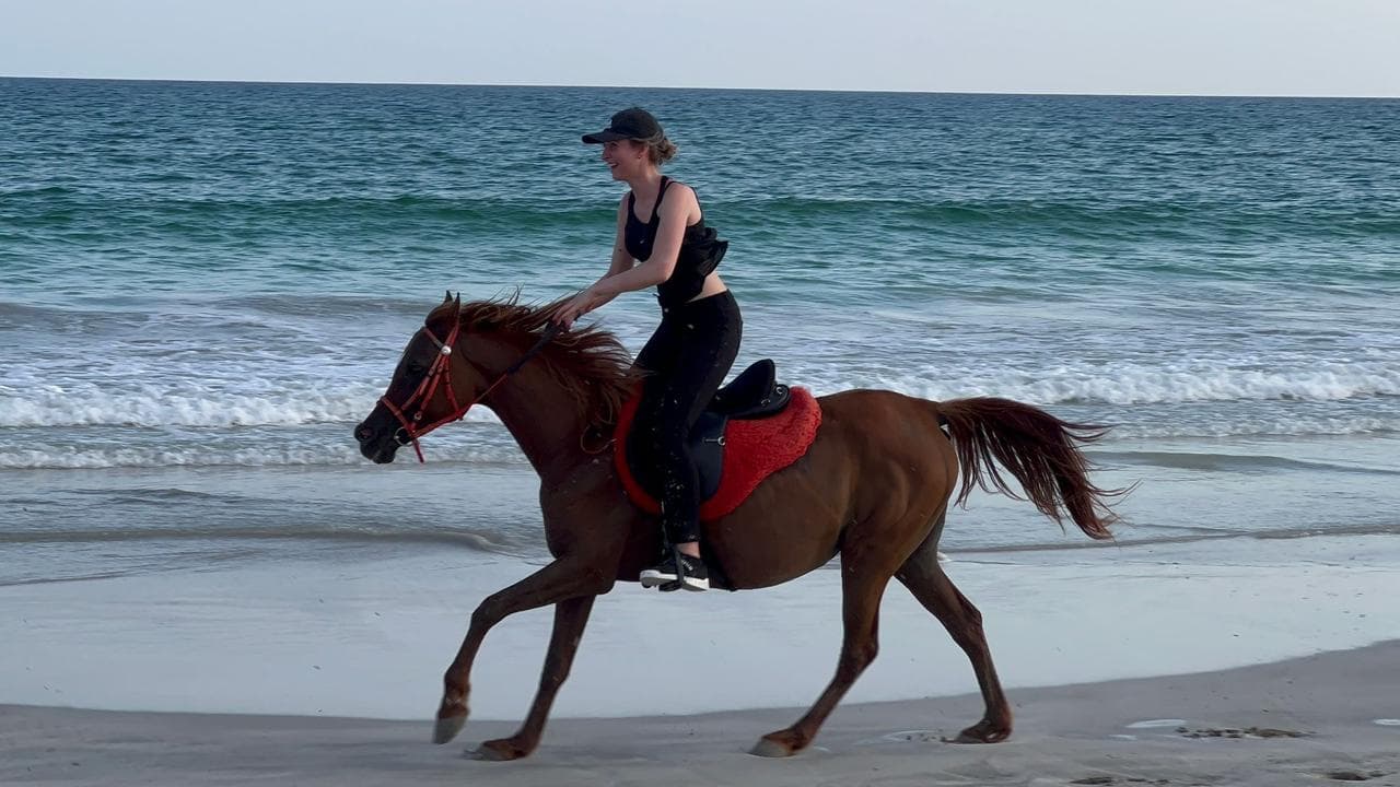 Sunset Horse Riding on Salalah Beach