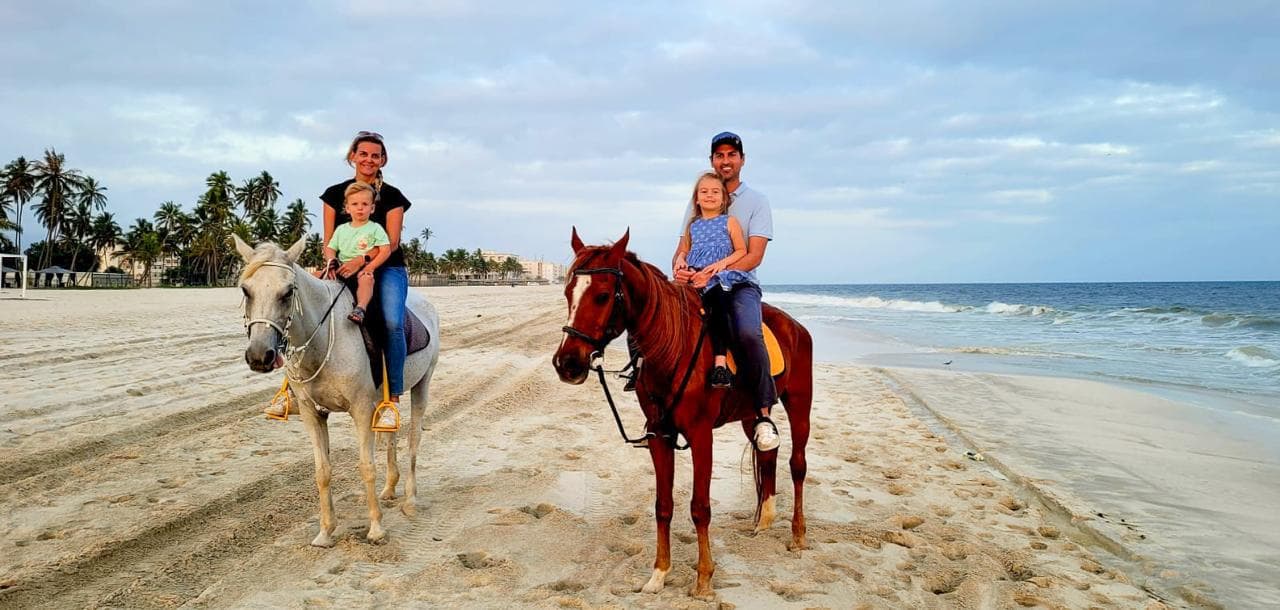 Sunset Horse Riding on Salalah Beach - 2