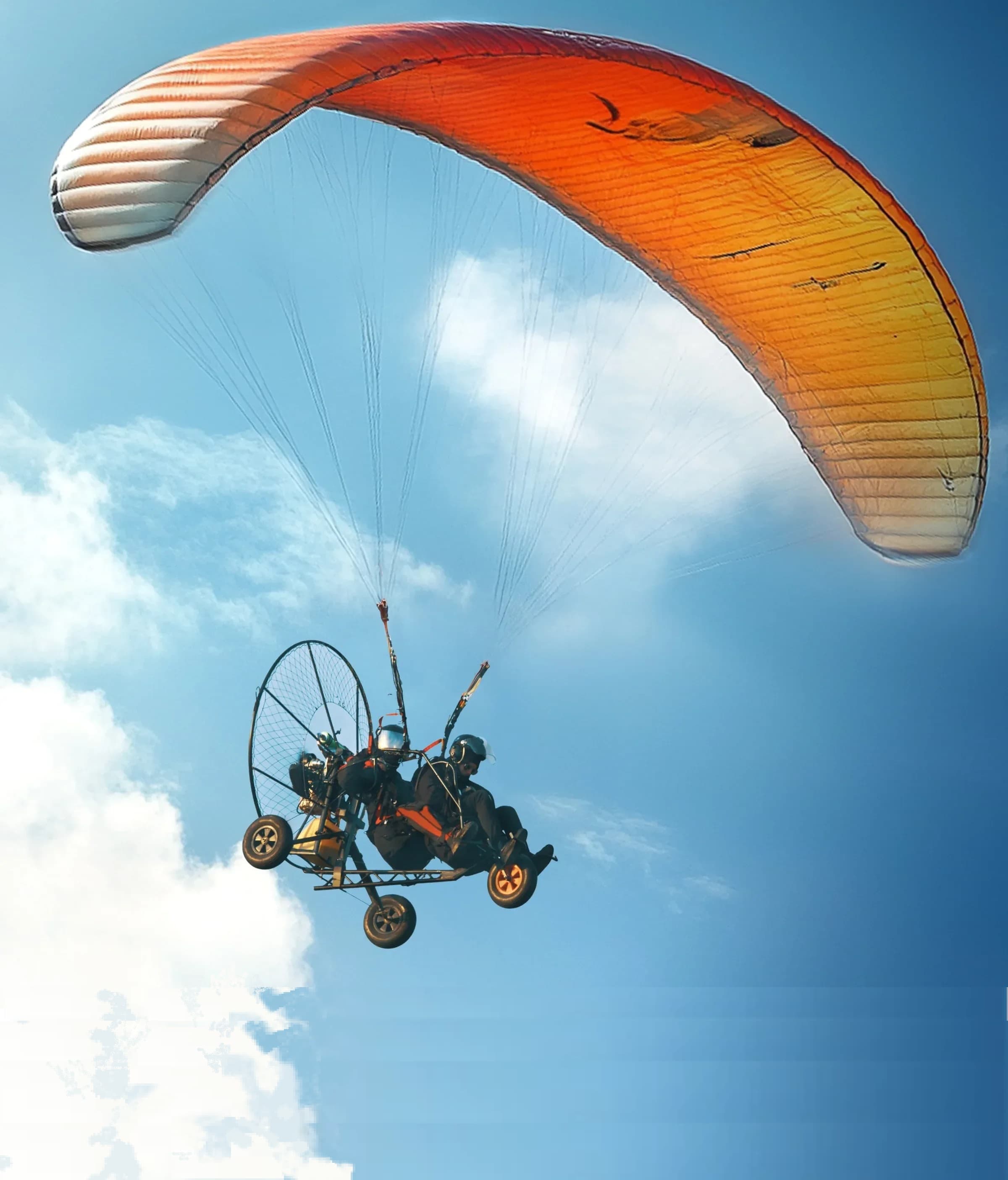 Paramotor flying adventure