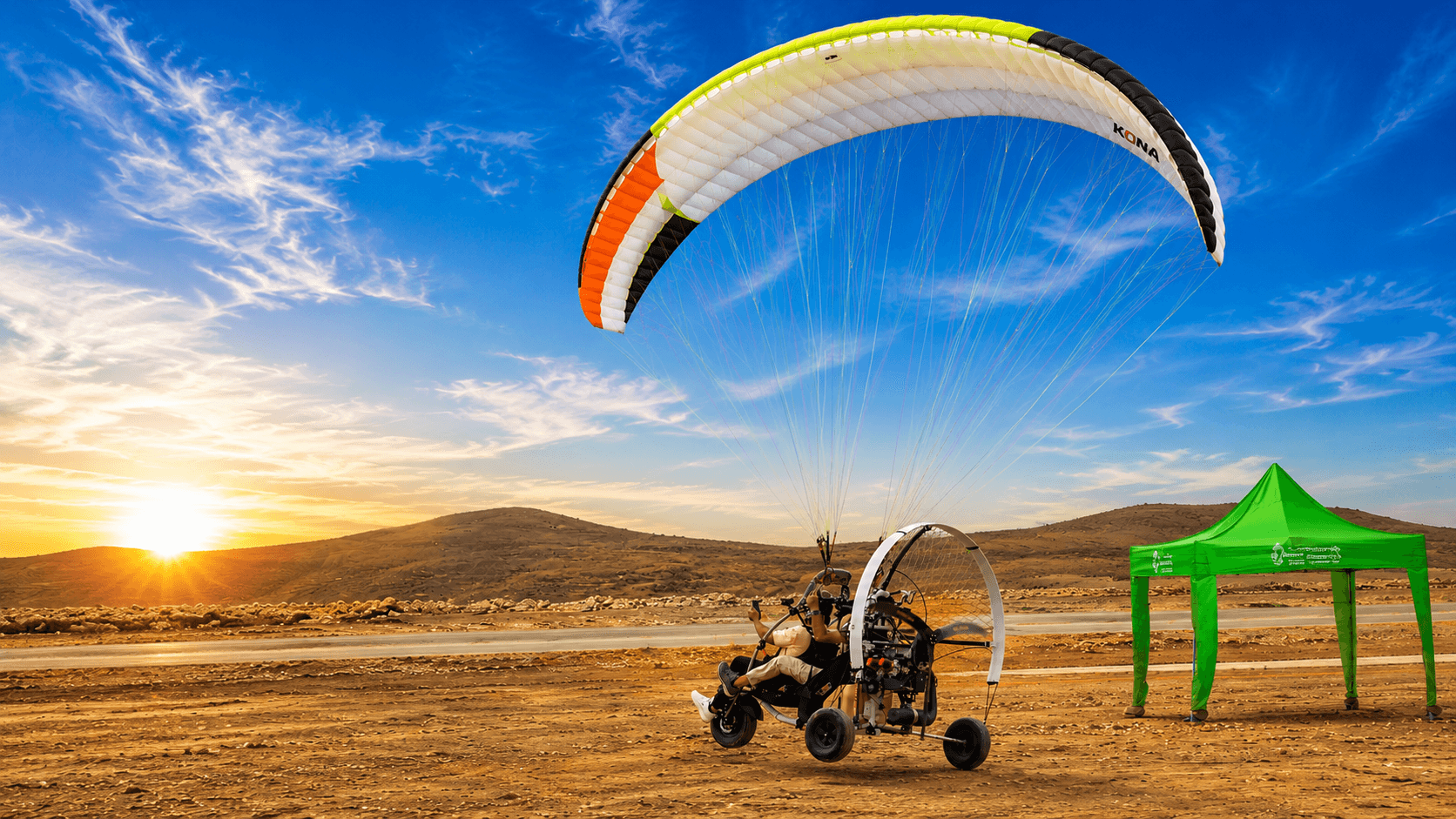 Powered Paragliding Flight – Exclusive Khareef Experience, Salalah