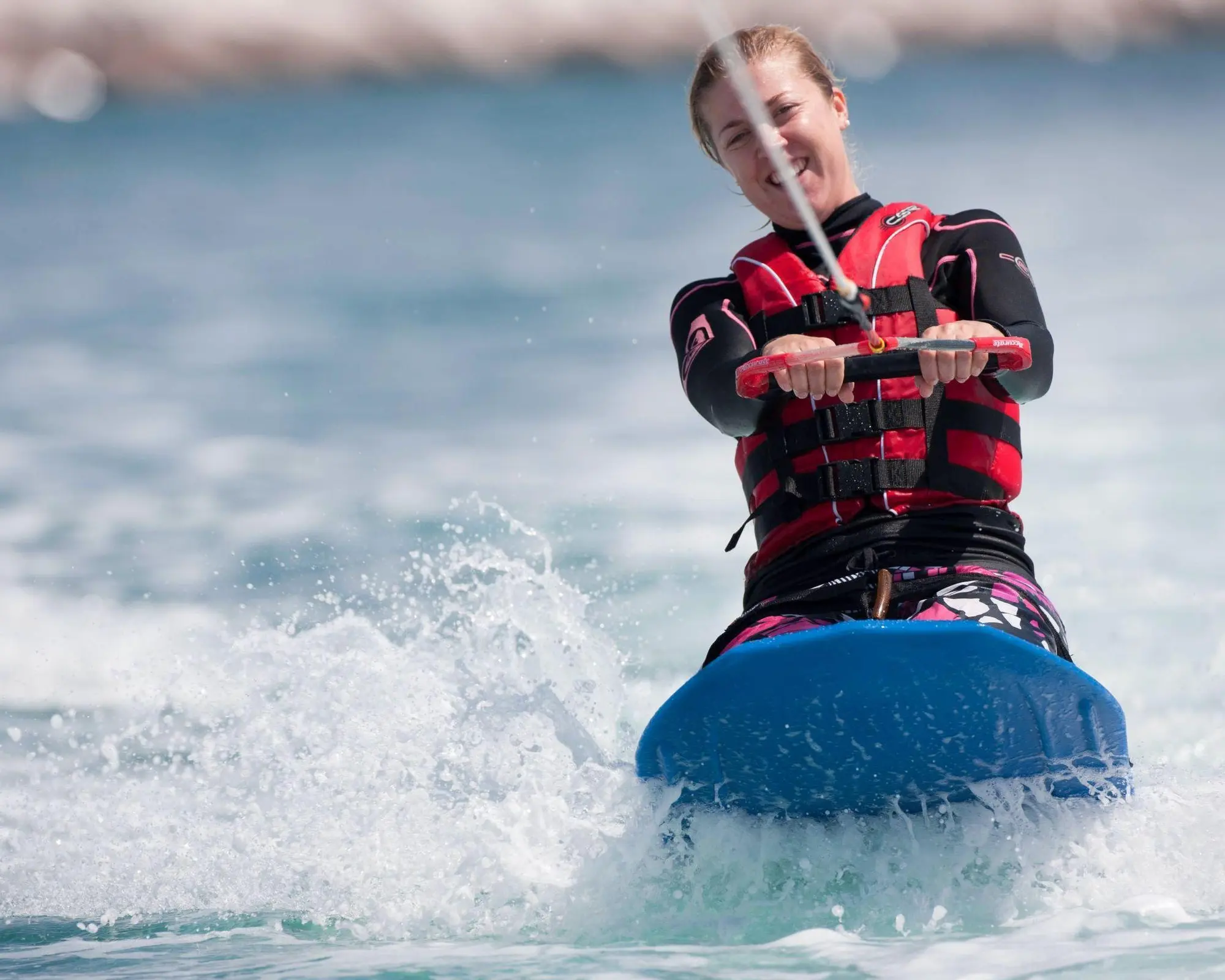 Beginner wakeboard / waterskiing session - 2